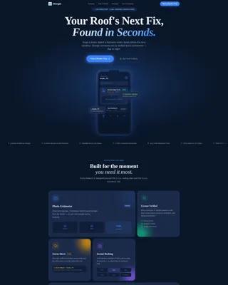 Roof Installation Landing Page Template