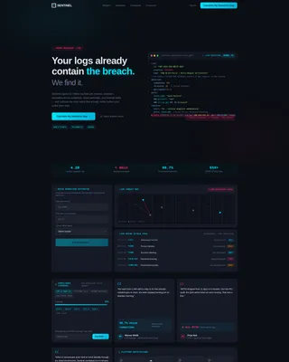 Cyber Defense Landing Page Template