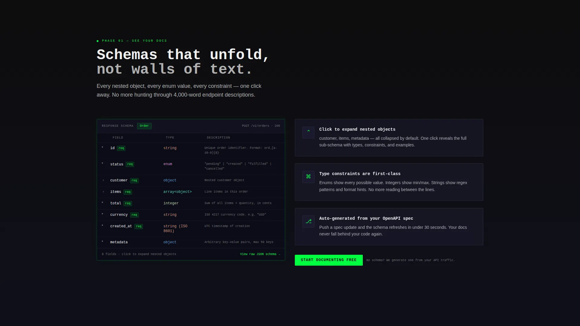 API Documentation Landing Page Template for SaaS