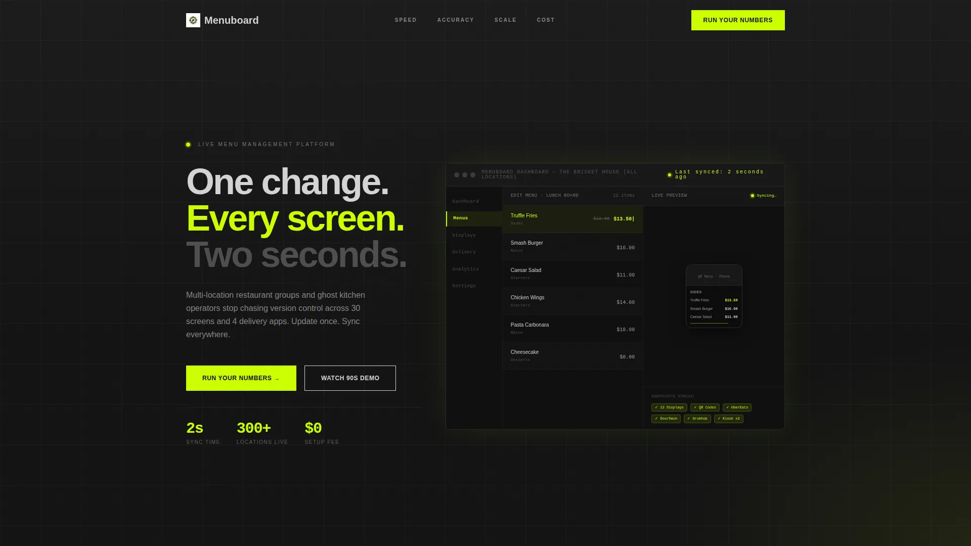 Bold Brutalist SaaS Landing Page Template