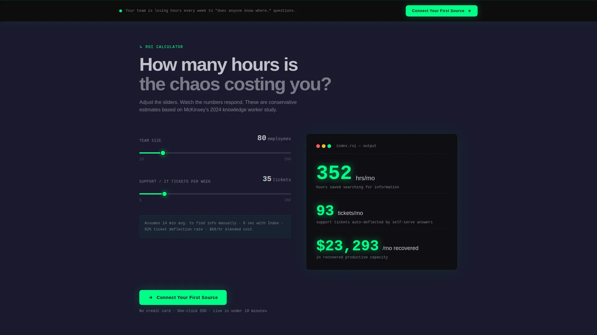 SaaS Knowledge Base Landing Page Template