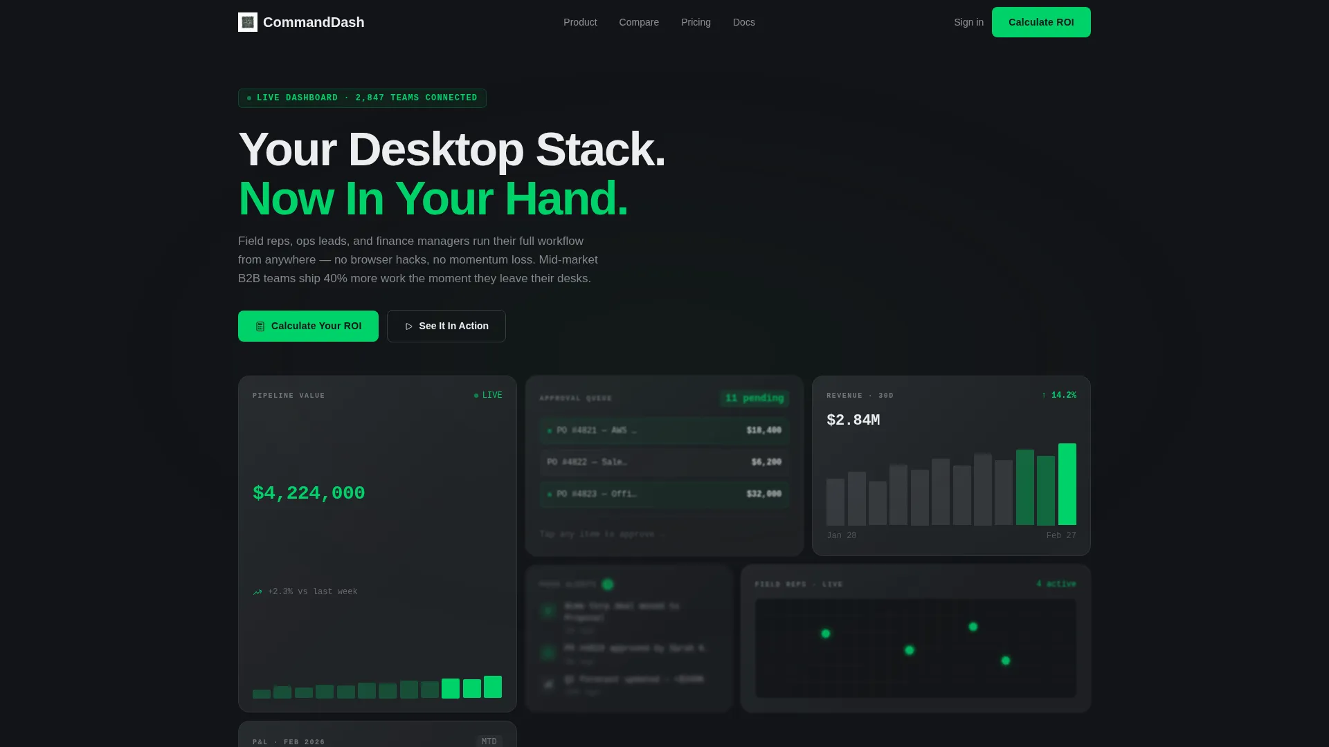 Bento Grid SaaS Mobile App Landing Page