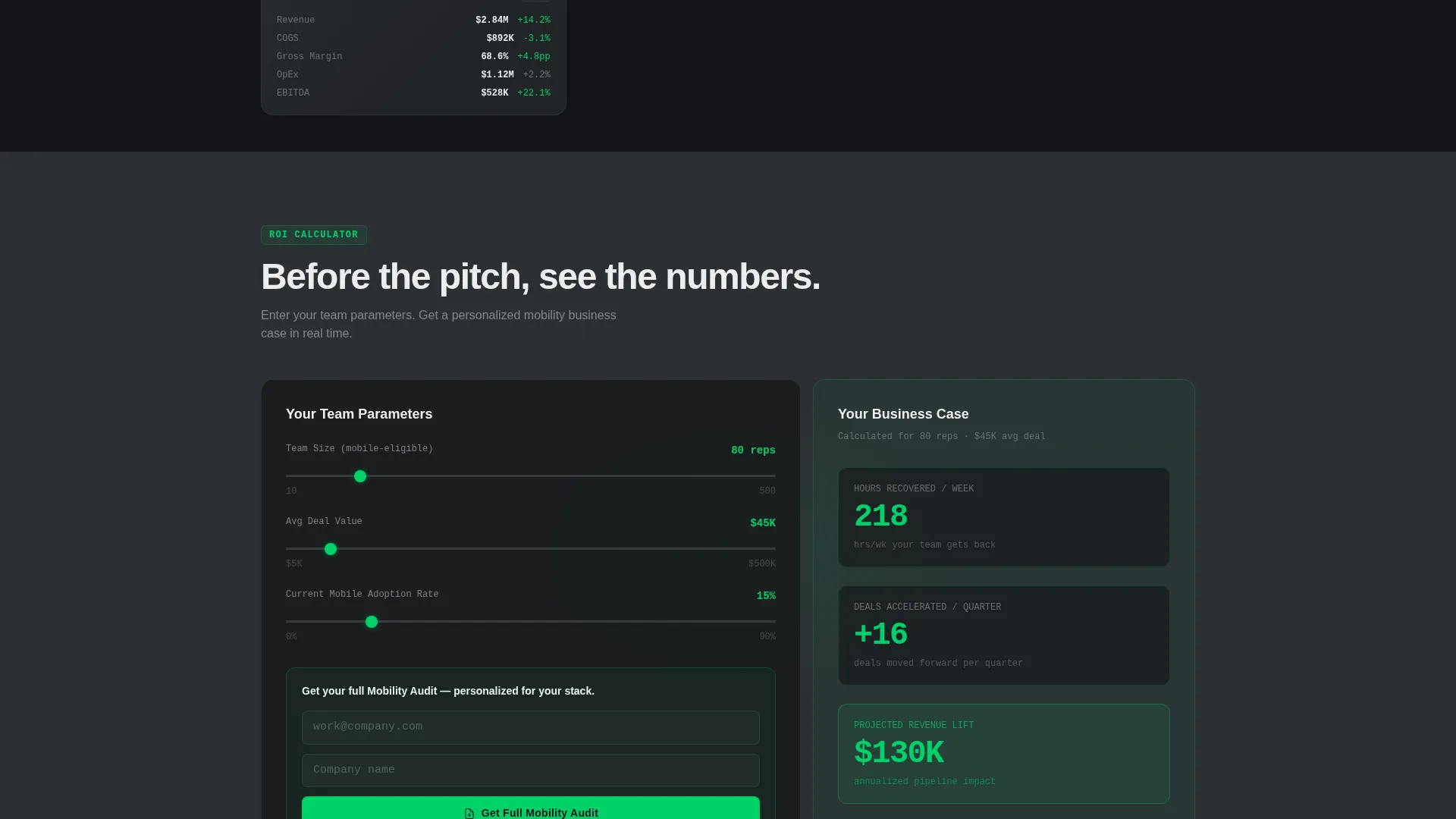 Bento Grid SaaS Mobile App Landing Page