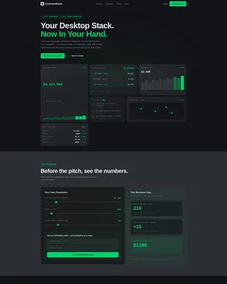 Bento Grid SaaS Mobile App Landing Page