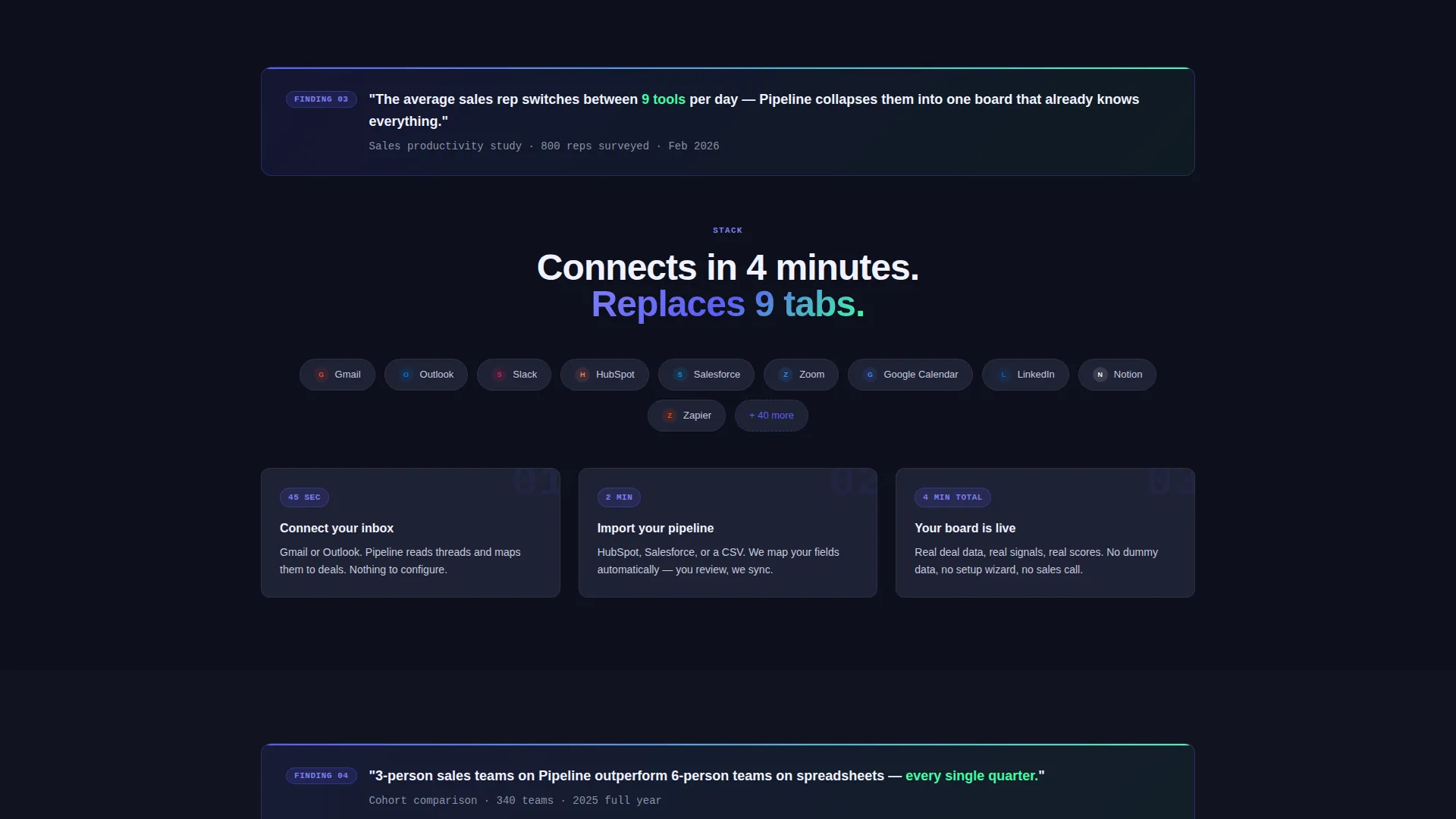 Revenue-Driven CRM Landing Page Template