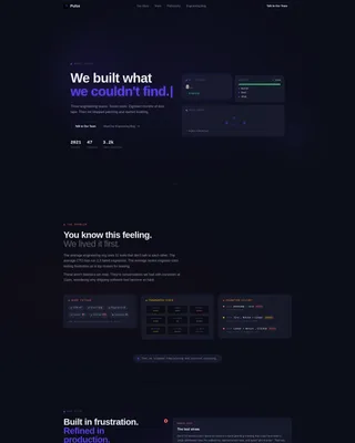 SaaS Problem-to-Solution Trust Building Website Template