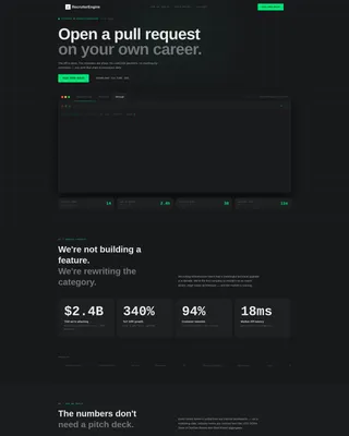 SaaS Company Careers & Engineering Recruitment Website Template