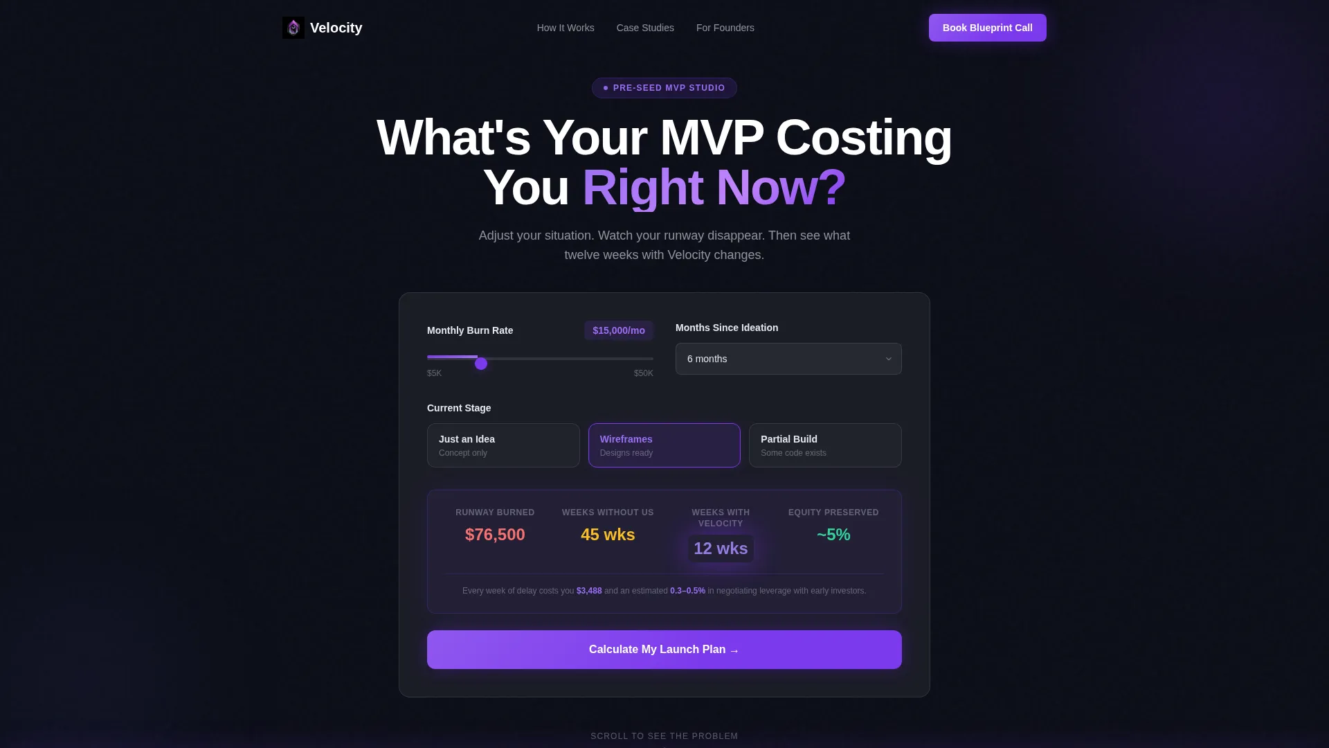 SaaS Pre-Seed Startup Landing Page Template