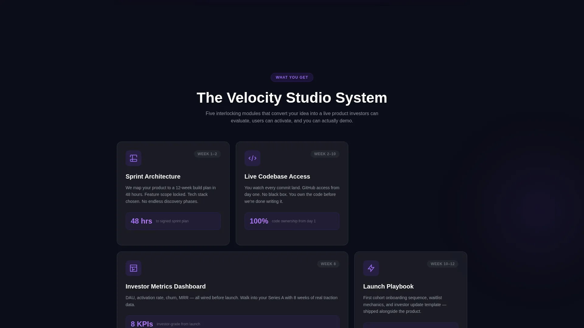 SaaS Pre-Seed Startup Landing Page Template