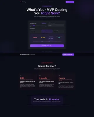 SaaS Pre-Seed Startup Landing Page Template