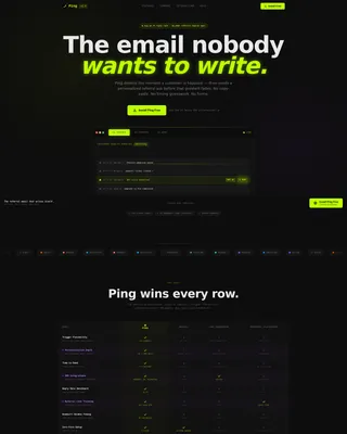 Dynamic SaaS Referral Request Email Landing Page