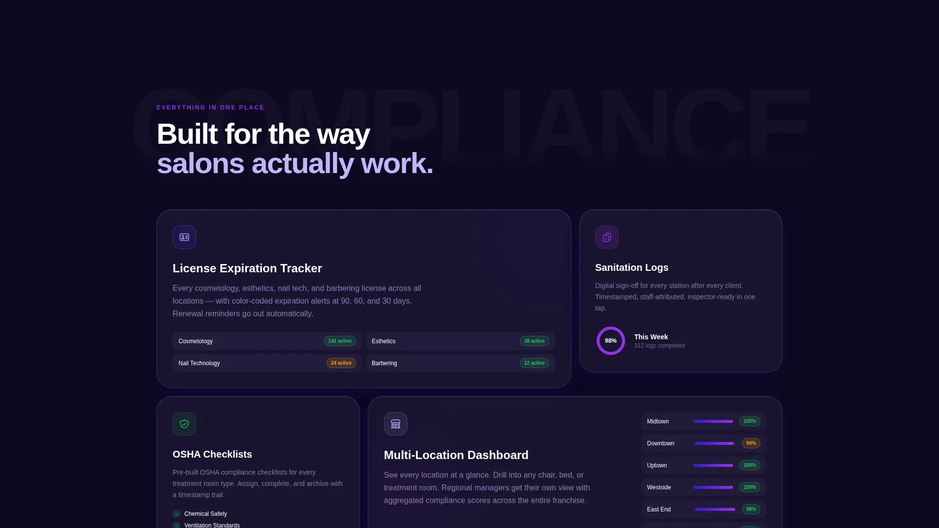 Secure Governance Landing Page Template