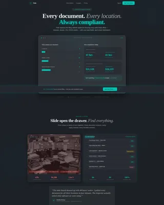 Salon & Spa Compliance Document Management Landing Page