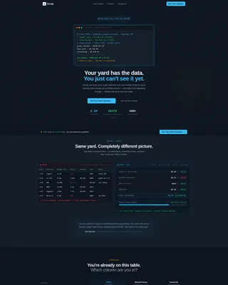Recycling Analytics Dashboard Landing Page Template