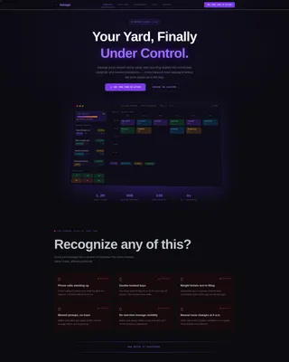 Recycling Booking System Landing Page Template