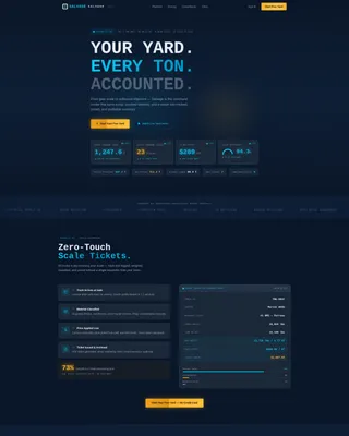 Circular Waste Landing Page Template