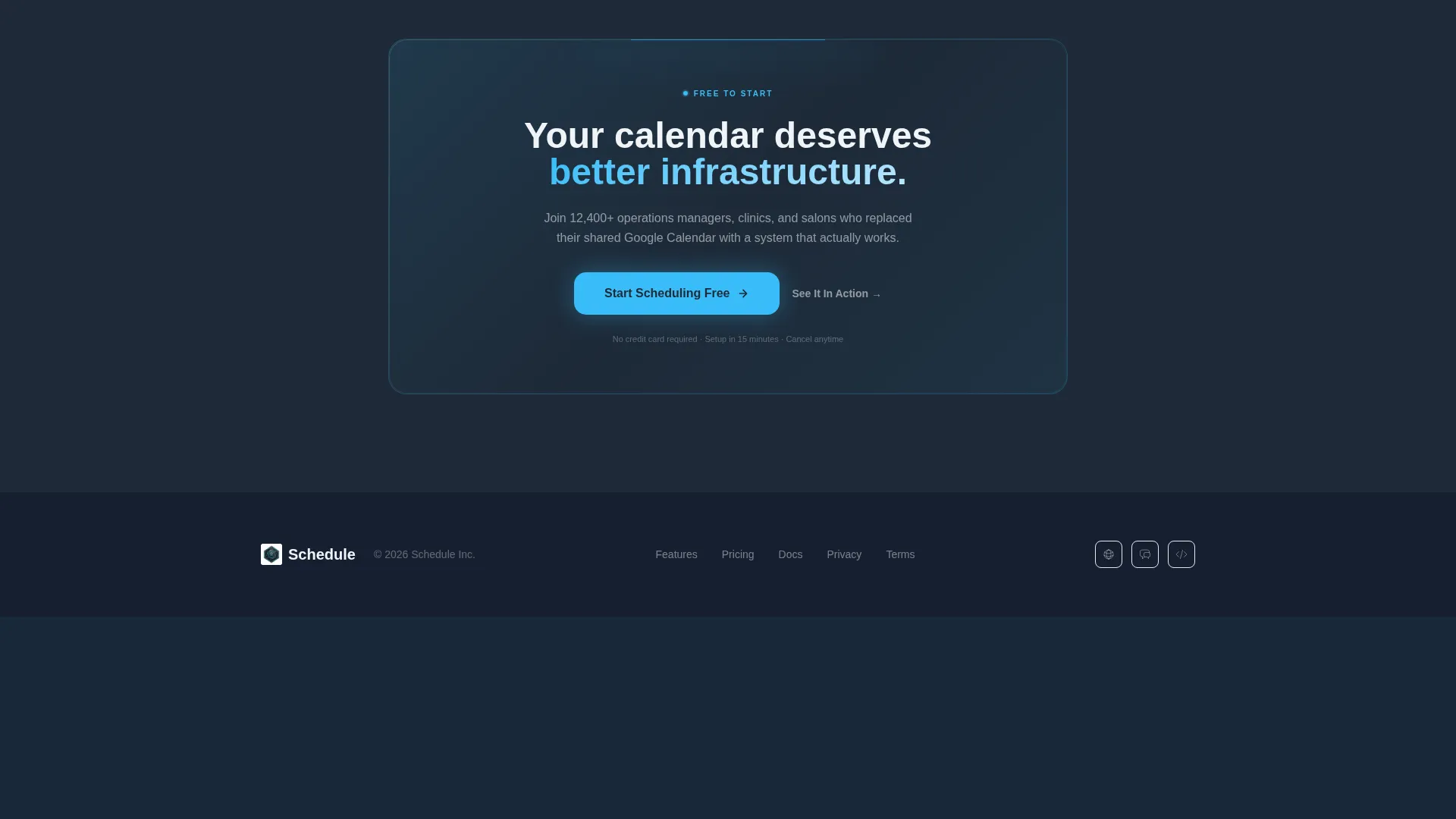 Precision Appointment Landing Page Template