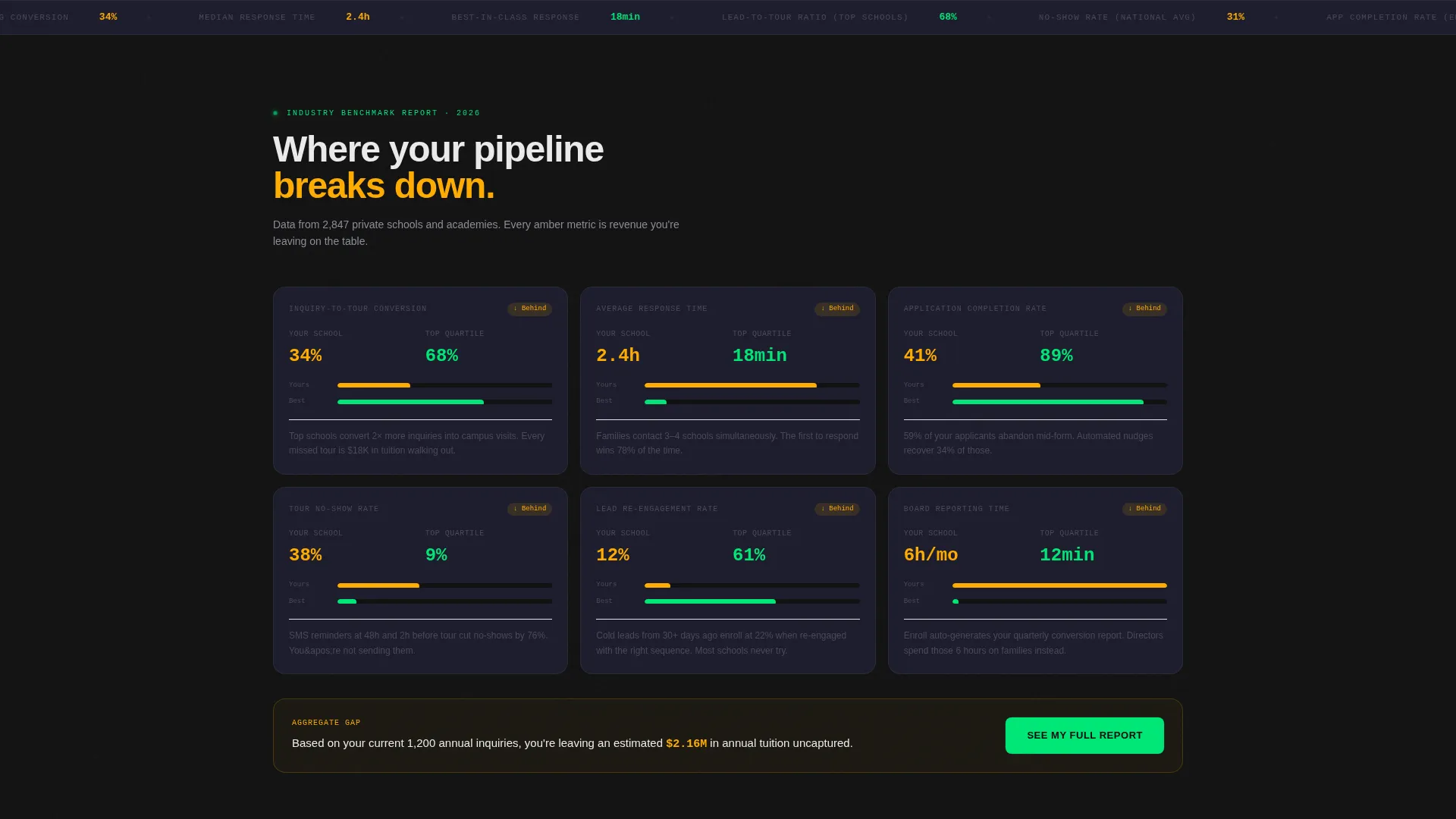 Seamless Education Landing Page Template