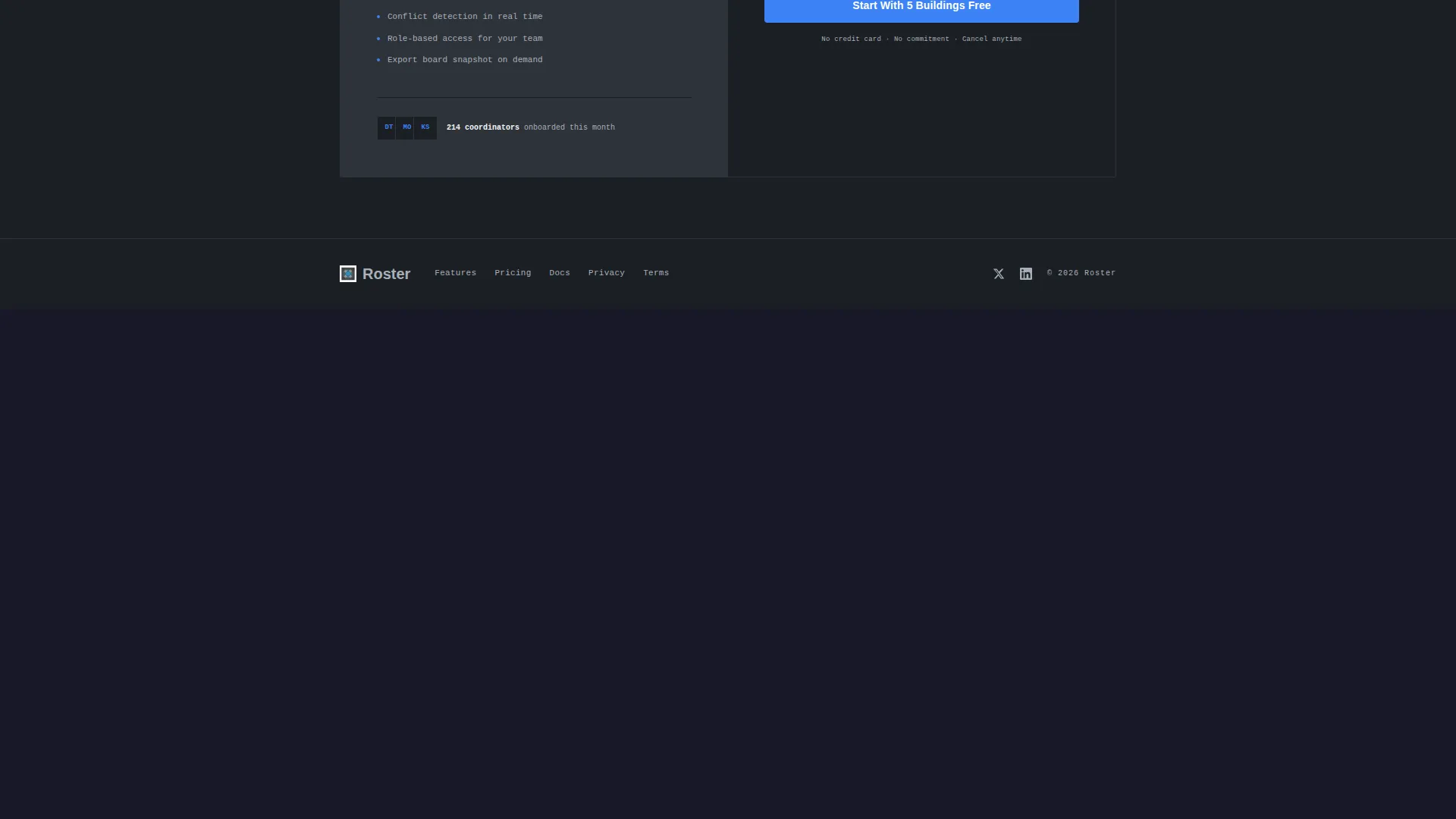 Agile Booking Landing Page Template