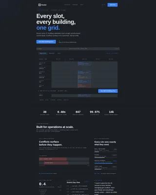 Agile Booking Landing Page Template