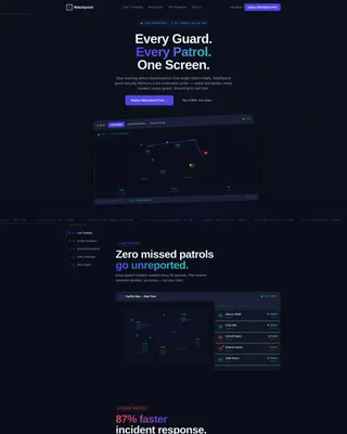 Security Guard Vertical SaaS Directory Website Template