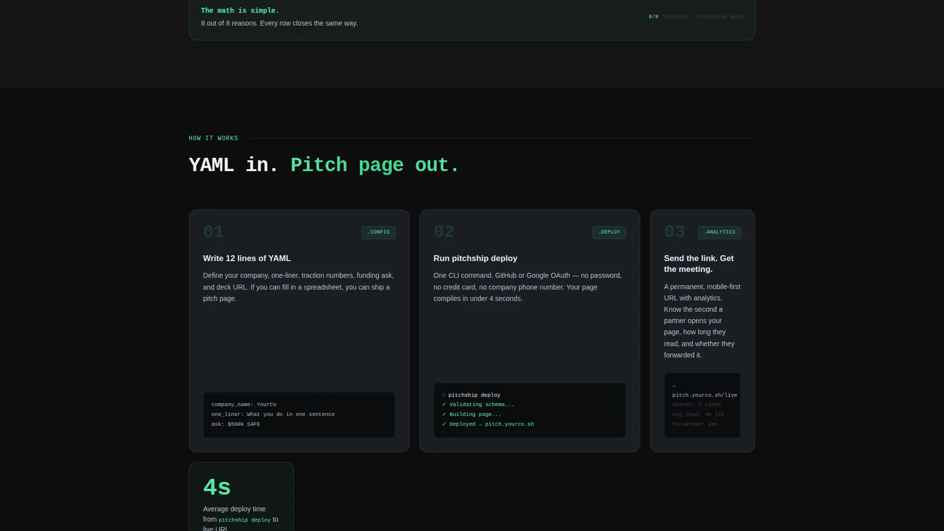 Seed Stage Pitch Landing Page Template