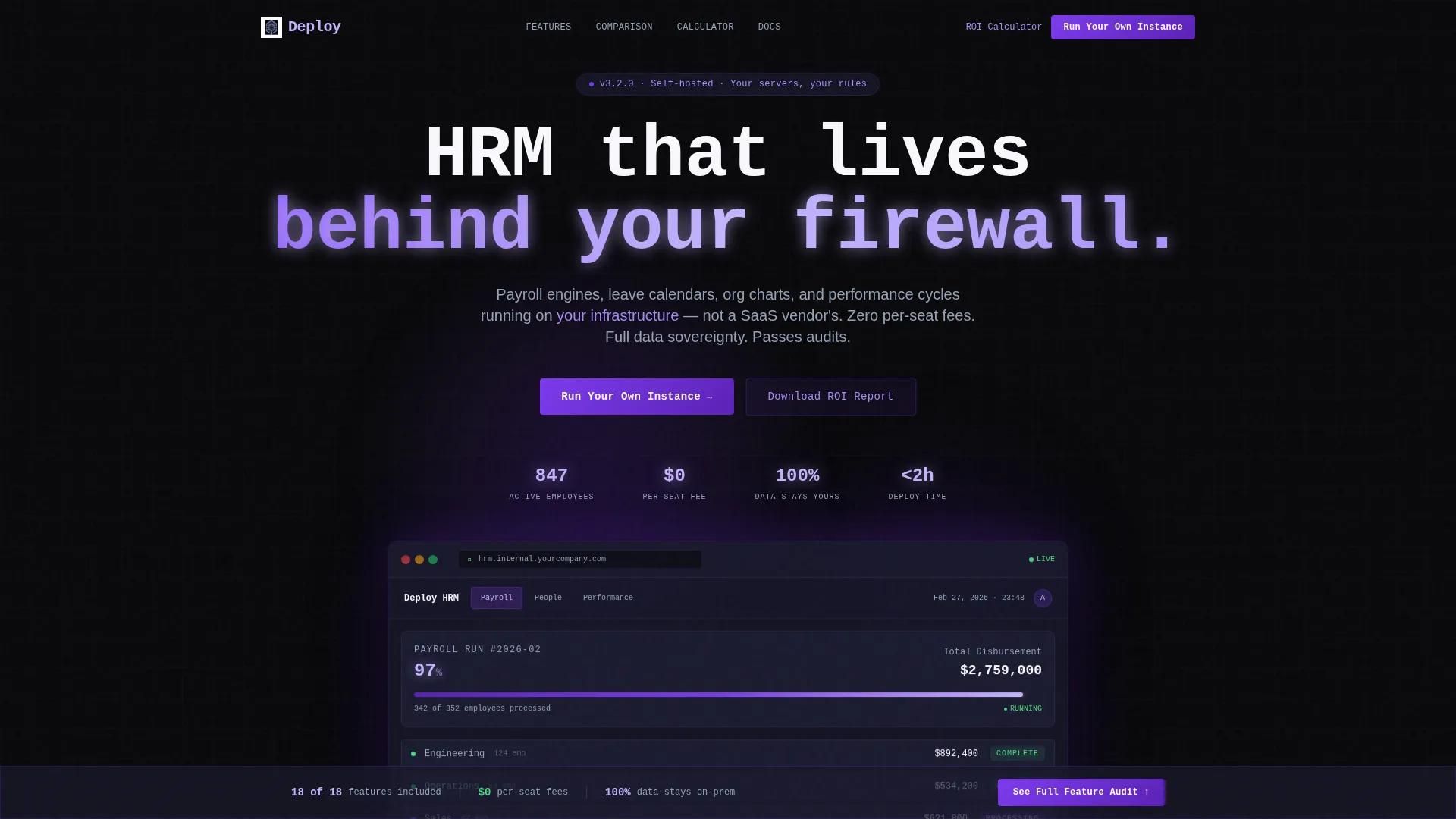 Self-Hosted Enterprise Software Reviews Website Template
