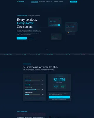 Self-Storage Vertical SaaS Cost Calculator Website Template