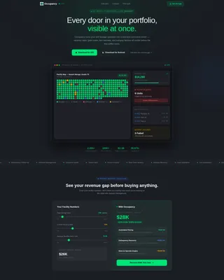 Self-Storage Vertical SaaS Specialist Cost Calculator Website Template
