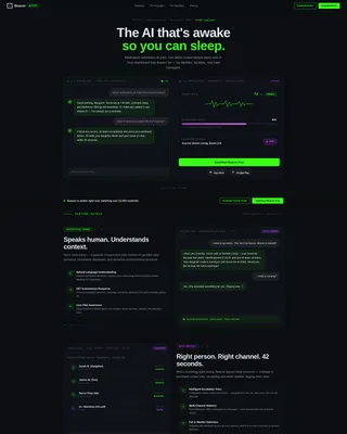 AI for Senior Care Professional Website Template