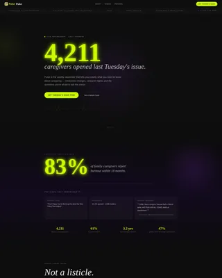 Senior Care Digital Presence Professional Website Template