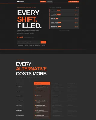 Senior Care Job Board Landing Page Template