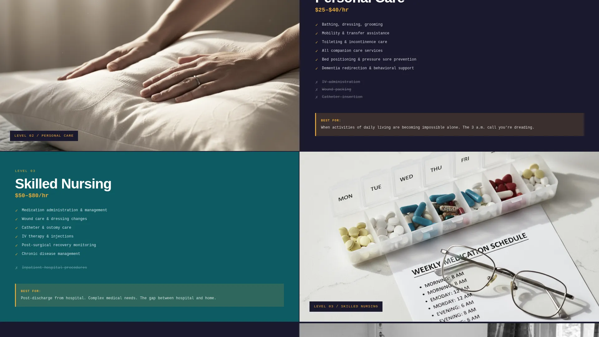 Senior Care Landing Page Template
