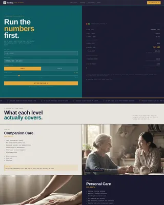 Senior Care Landing Page Template