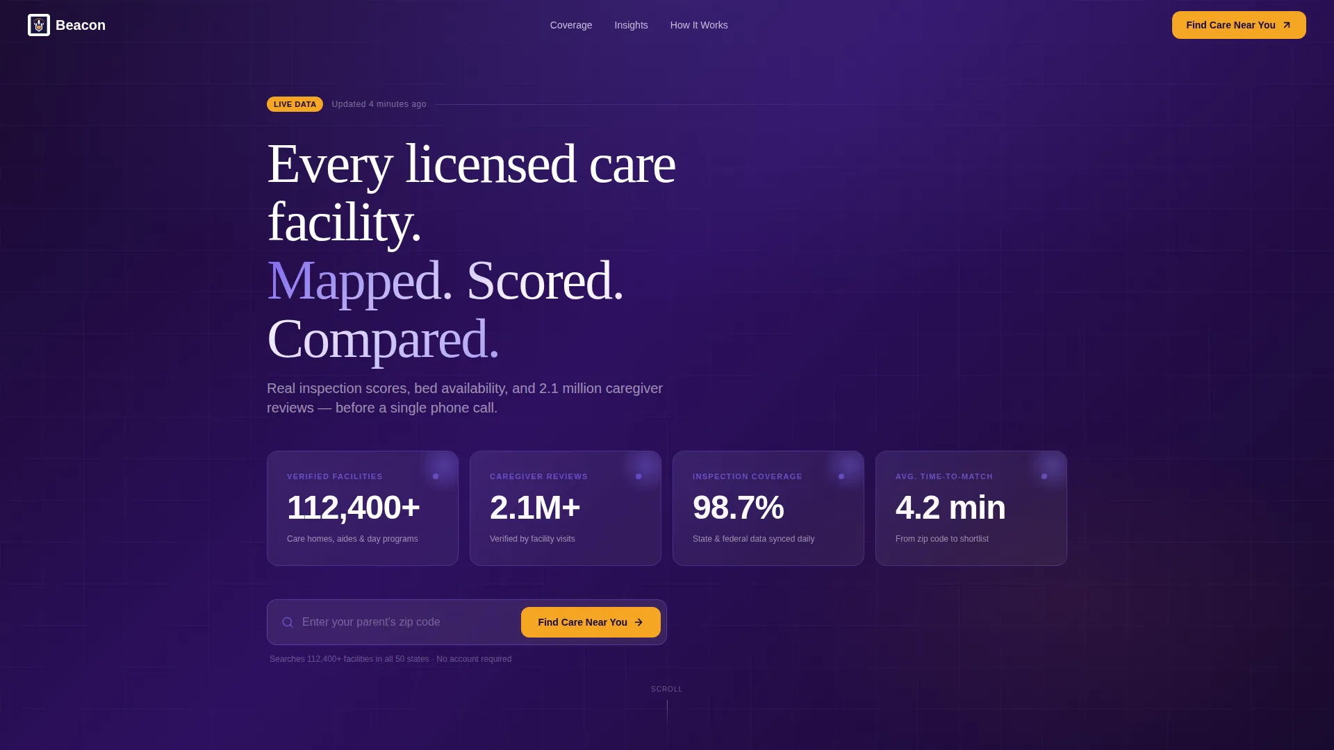 Senior Care Software & SaaS Professional Website Template