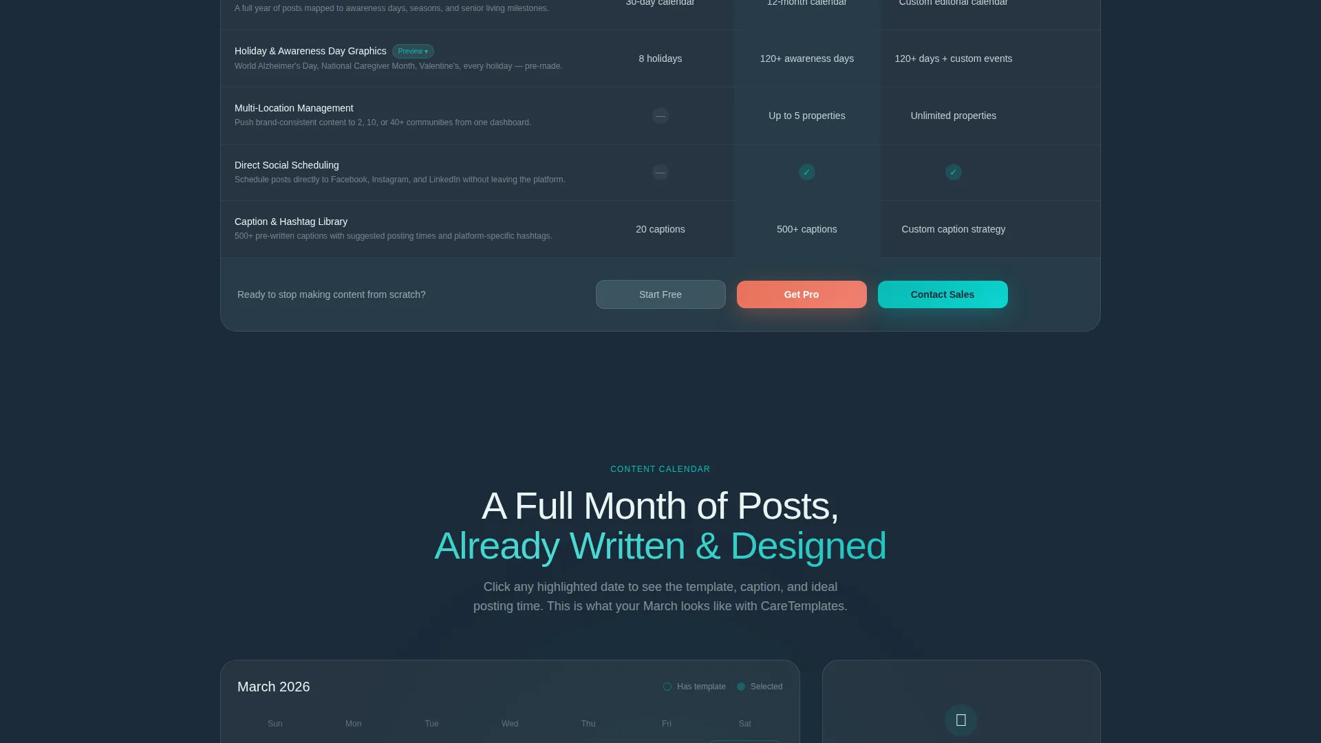 Senior Care Digital Presence Careers Website Template