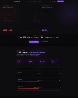 Serverless Enterprise Software Pricing Website Template