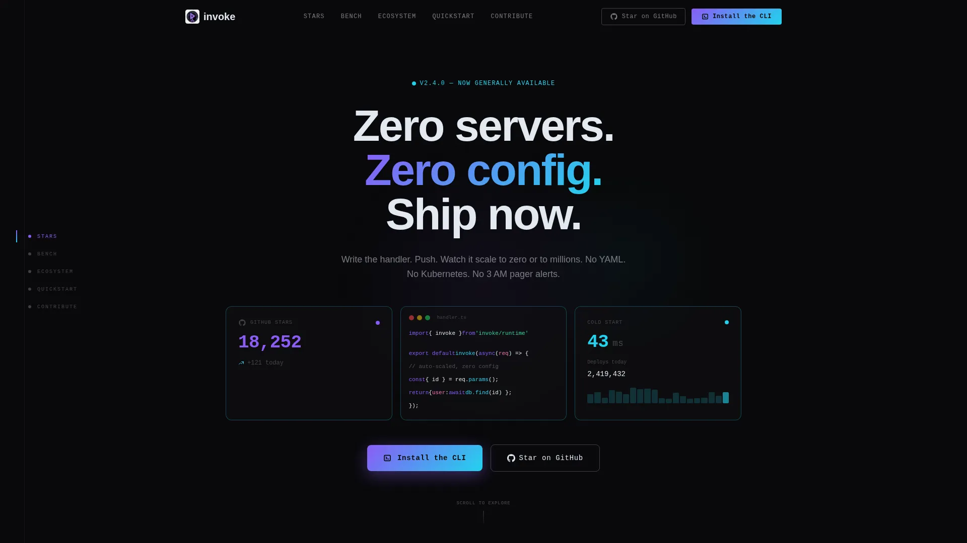 Serverless Computing Technology Specialist Professional Website Template