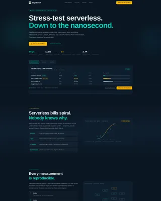 Serverless Computing Technology Advanced Professional Website Template
