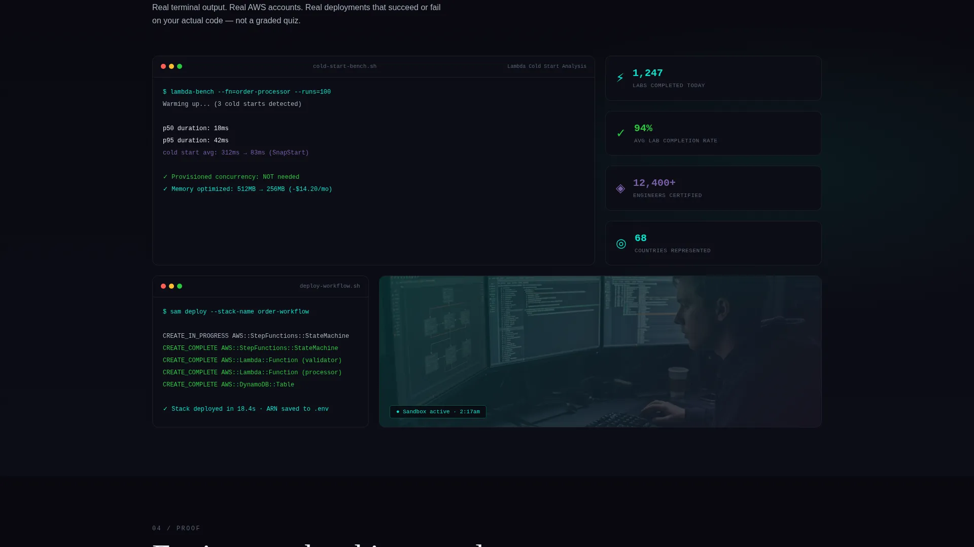 Serverless Computing Technology Specialist Cost Calculator Website Template