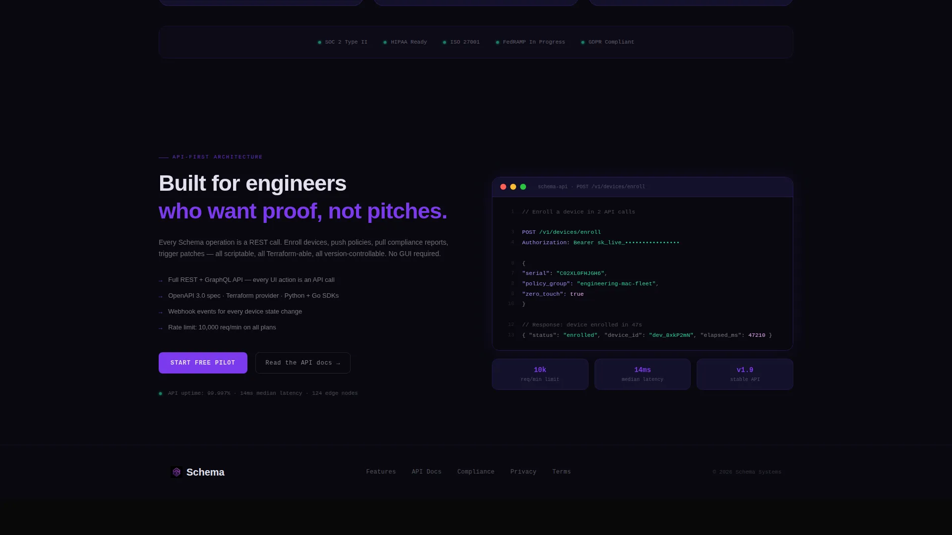 Serverless Enterprise Software Advanced Professional Website Template