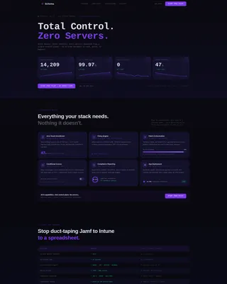 Serverless Enterprise Software Advanced Professional Website Template