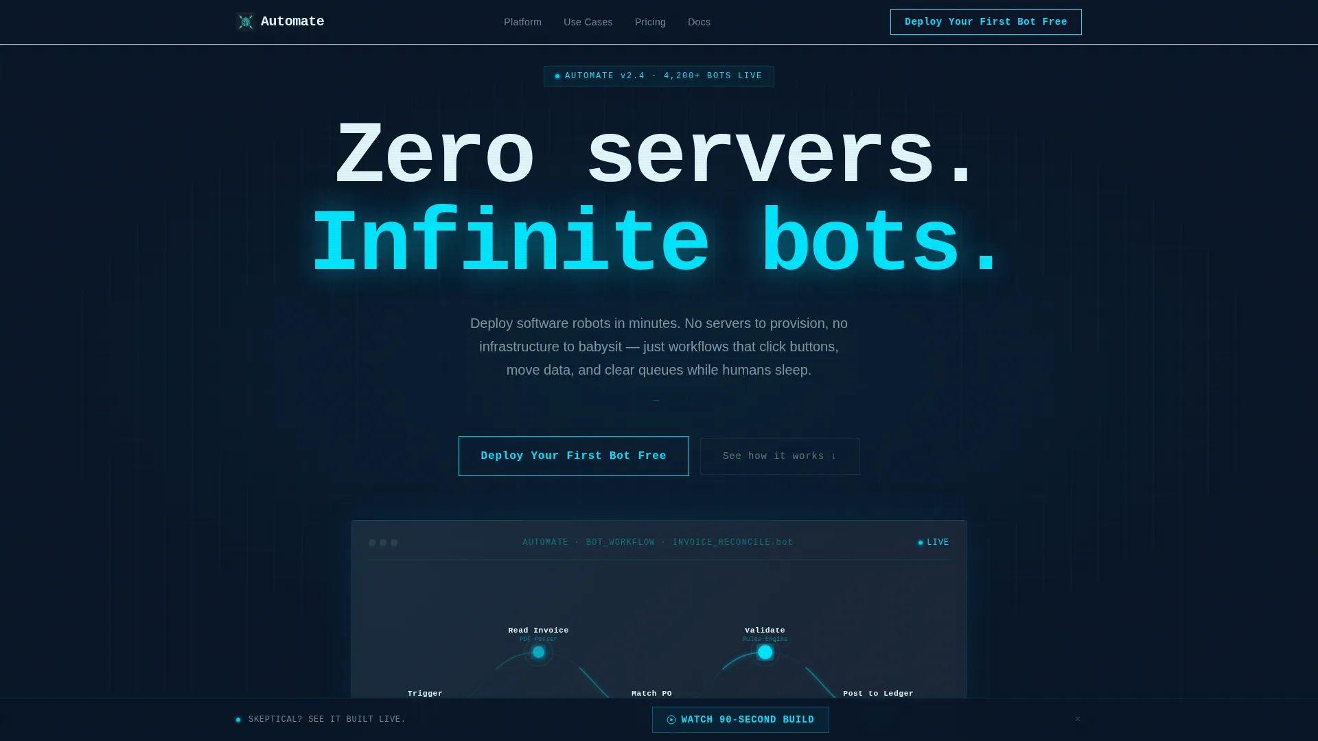 Serverless Enterprise Software Expert Professional Website Template