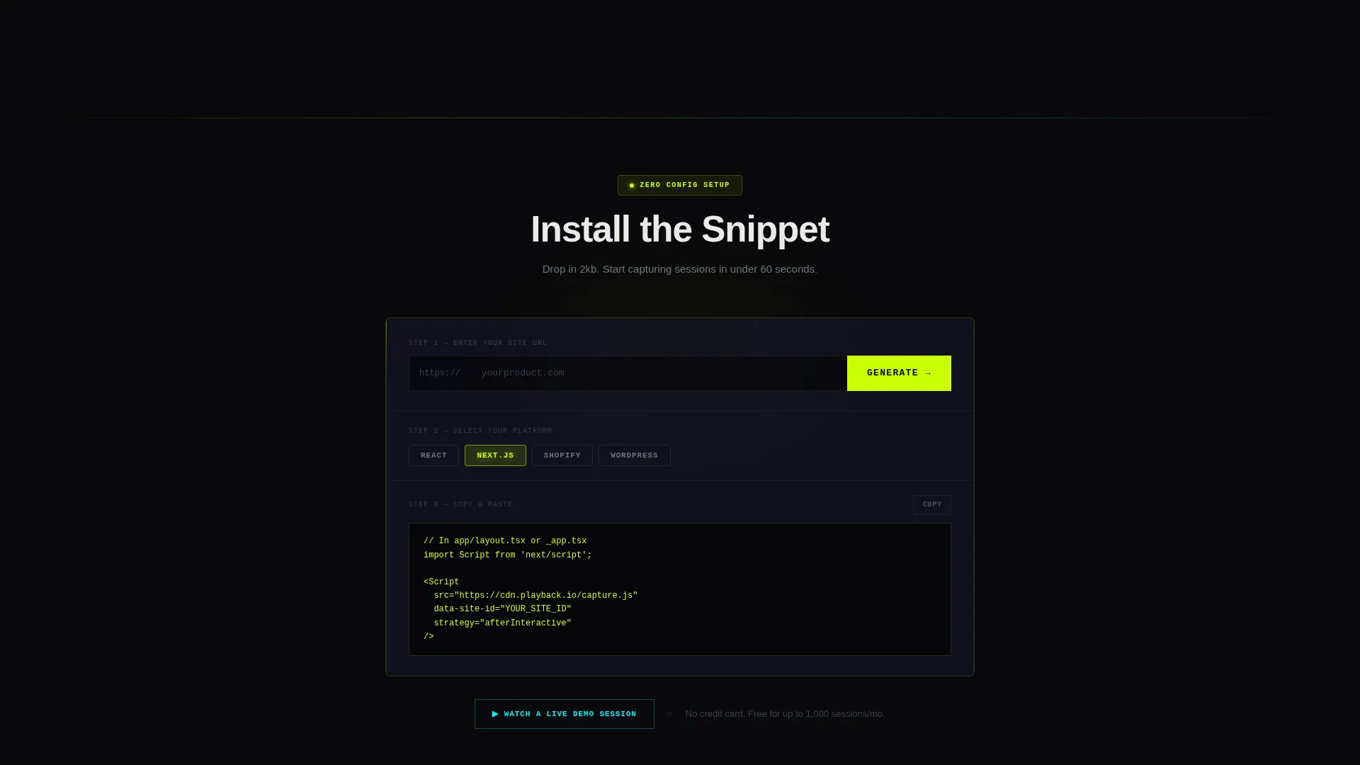 Micro-SaaS & Developer Tools Professional Website Template