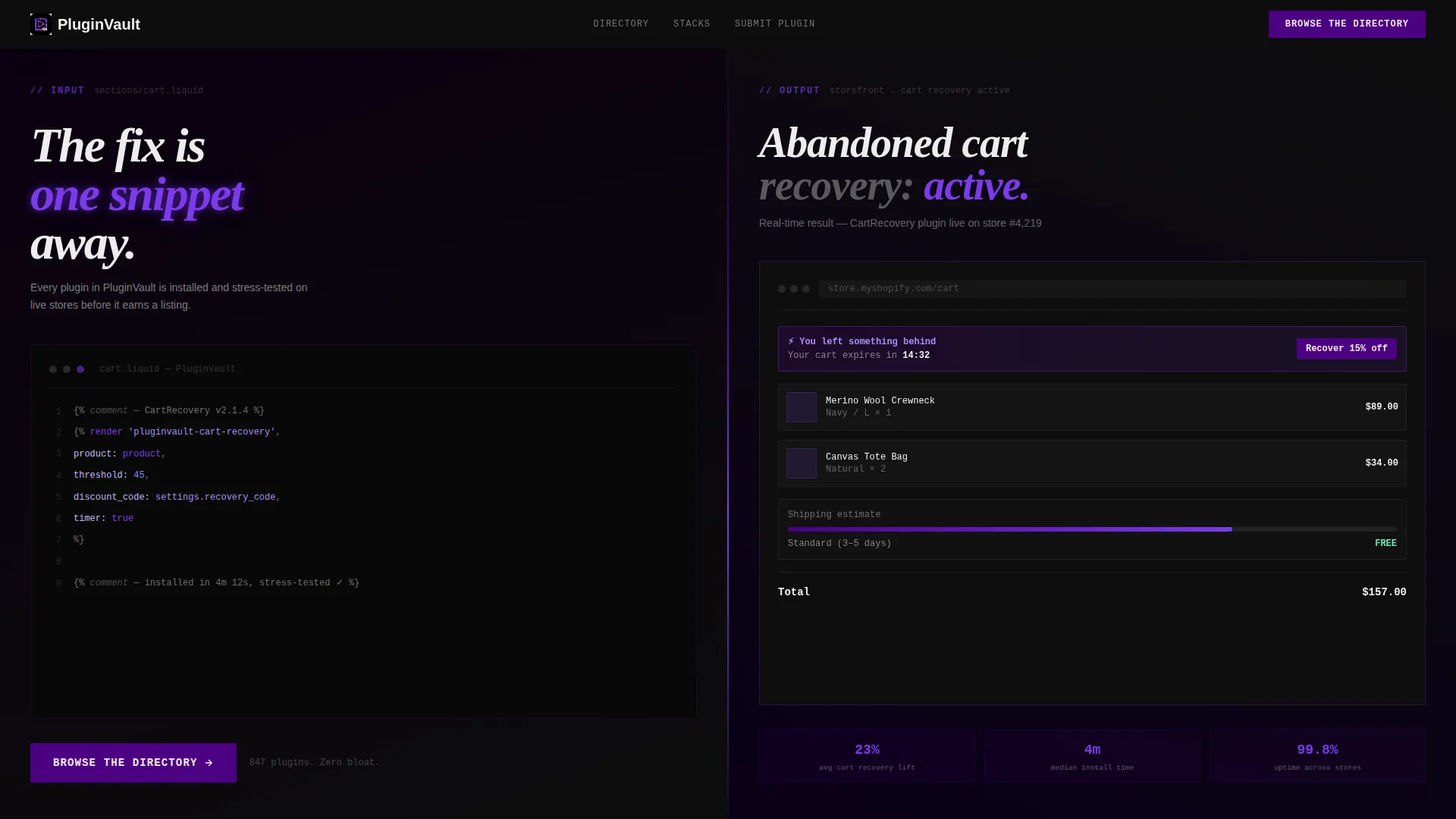 Brutalist Shopify | Free Website Template | Rocket