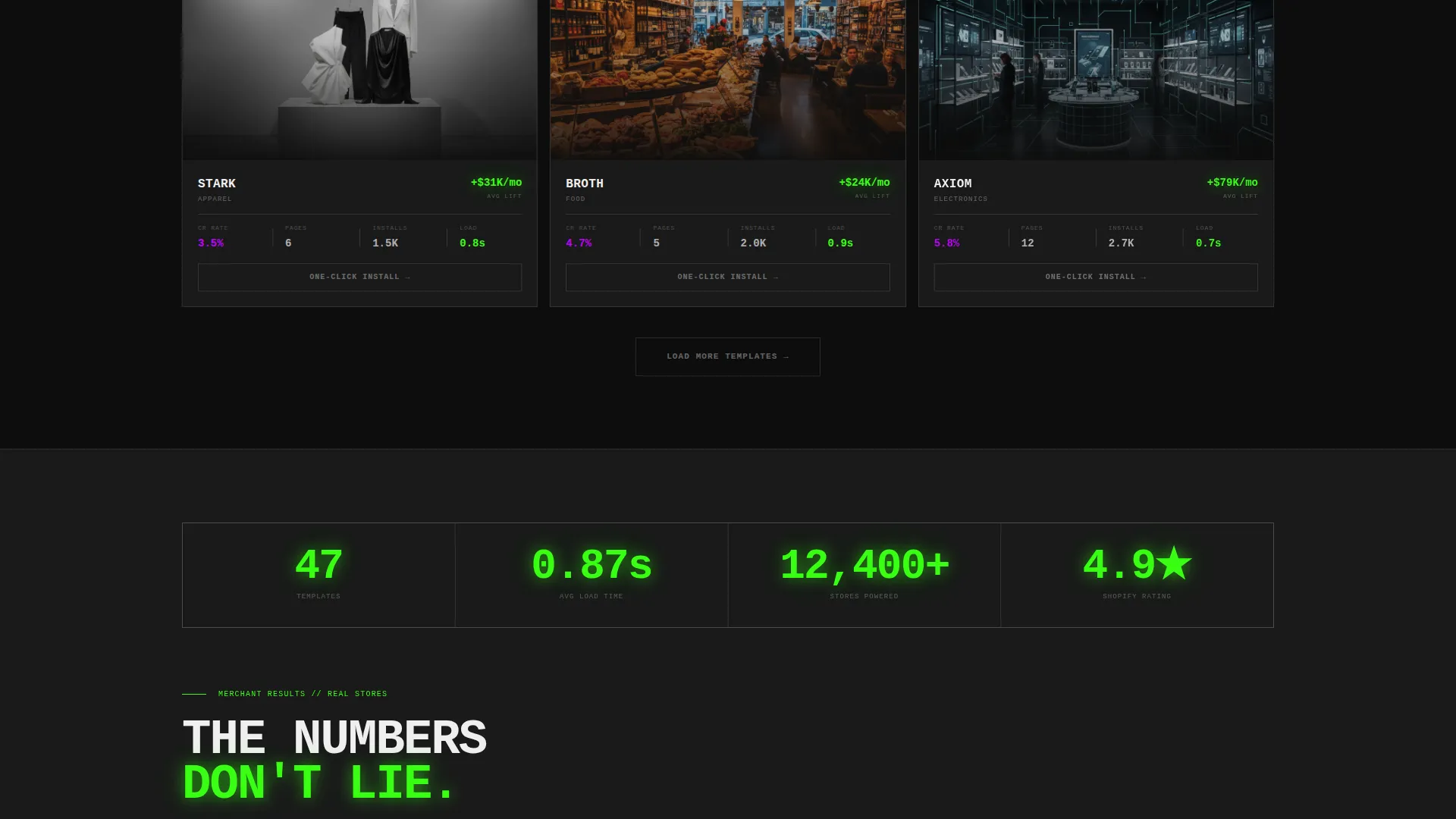 Conversion Tested Shopify | Free Website Template | Rocket