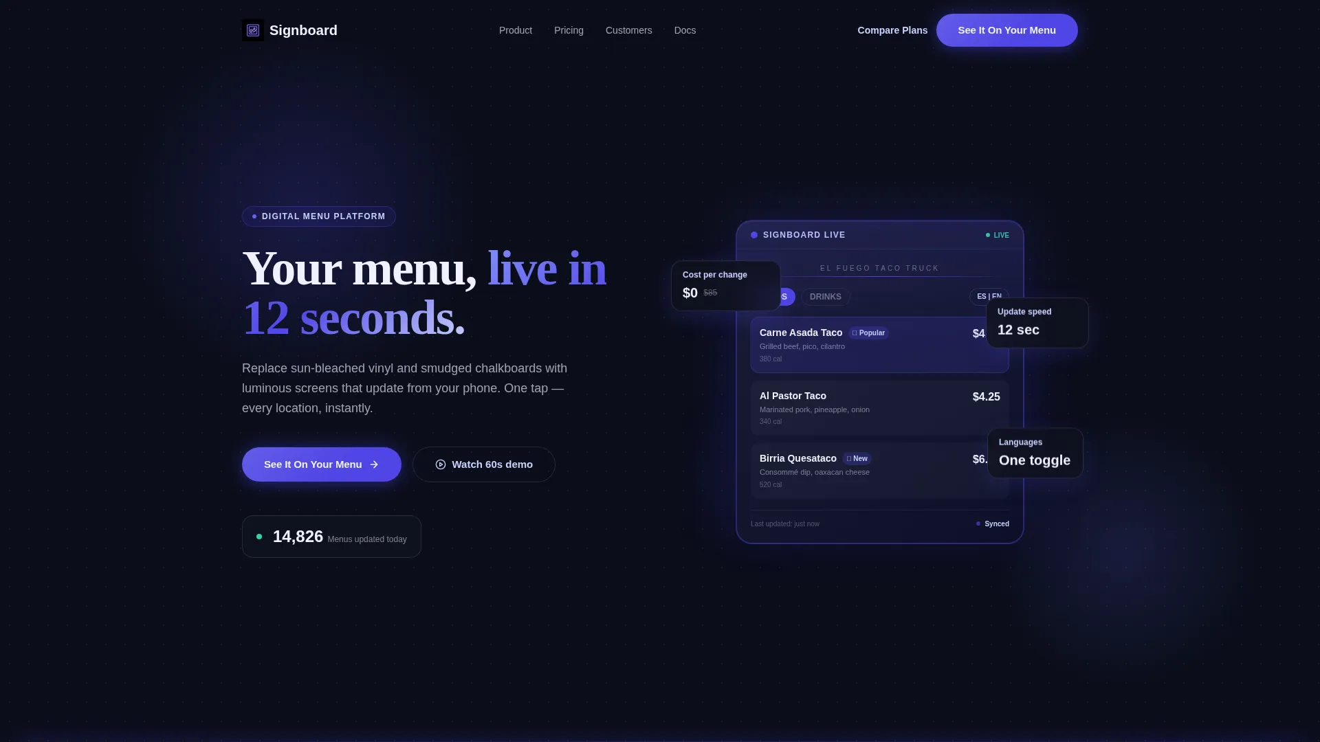 Sign & Banner Digital Presence Reviews Website Template