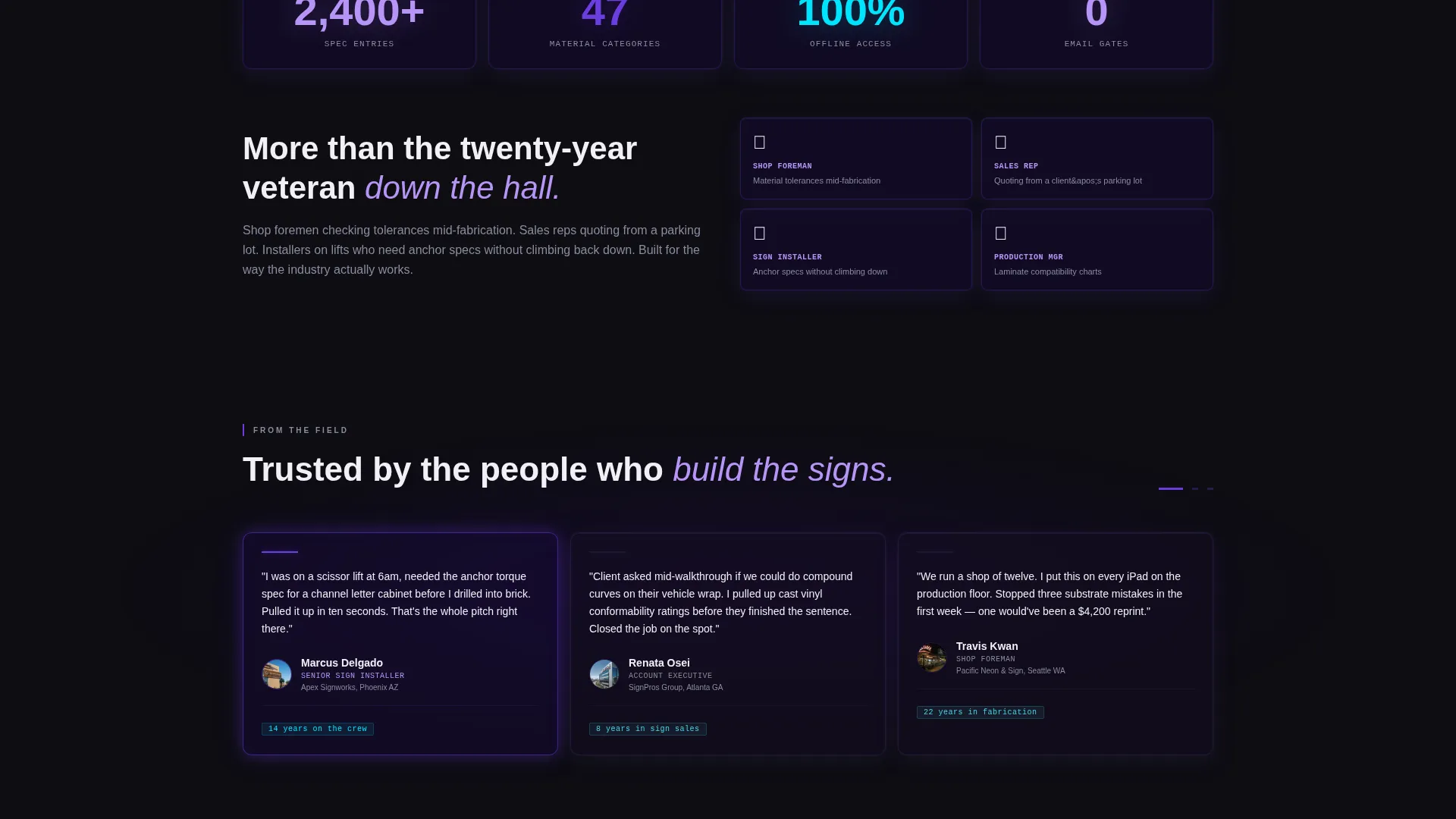 Sign & Banner Digital Presence Professional Website Template