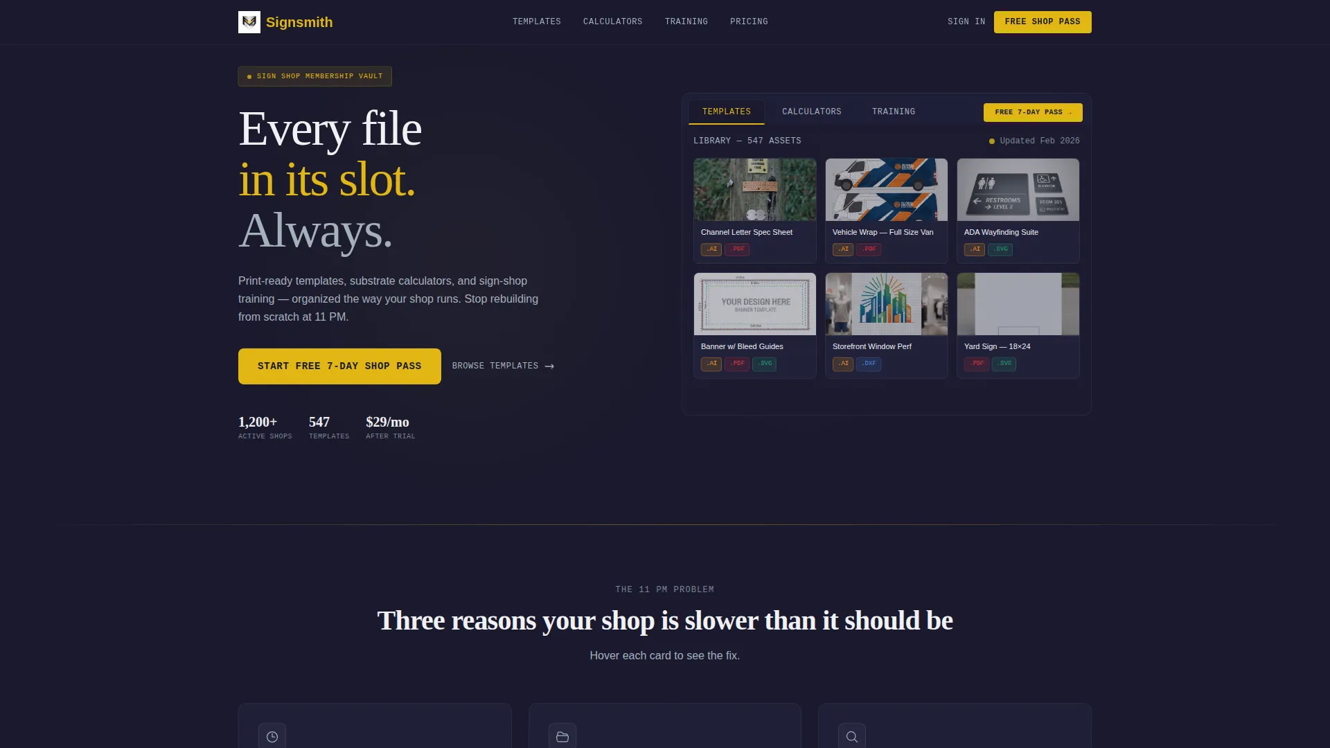 Sign & Banner Digital Presence Specialist Professional Website Template