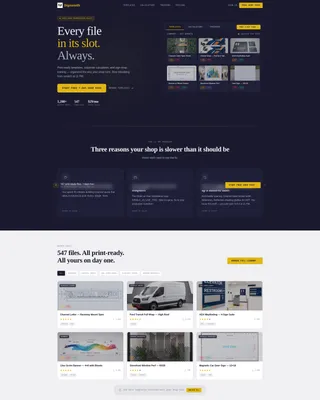 Sign & Banner Digital Presence Specialist Professional Website Template